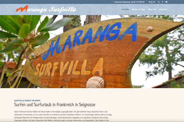 maranga surfvilla seignosse