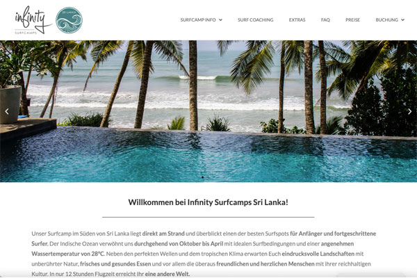 inifinity surfcamp sri lanka